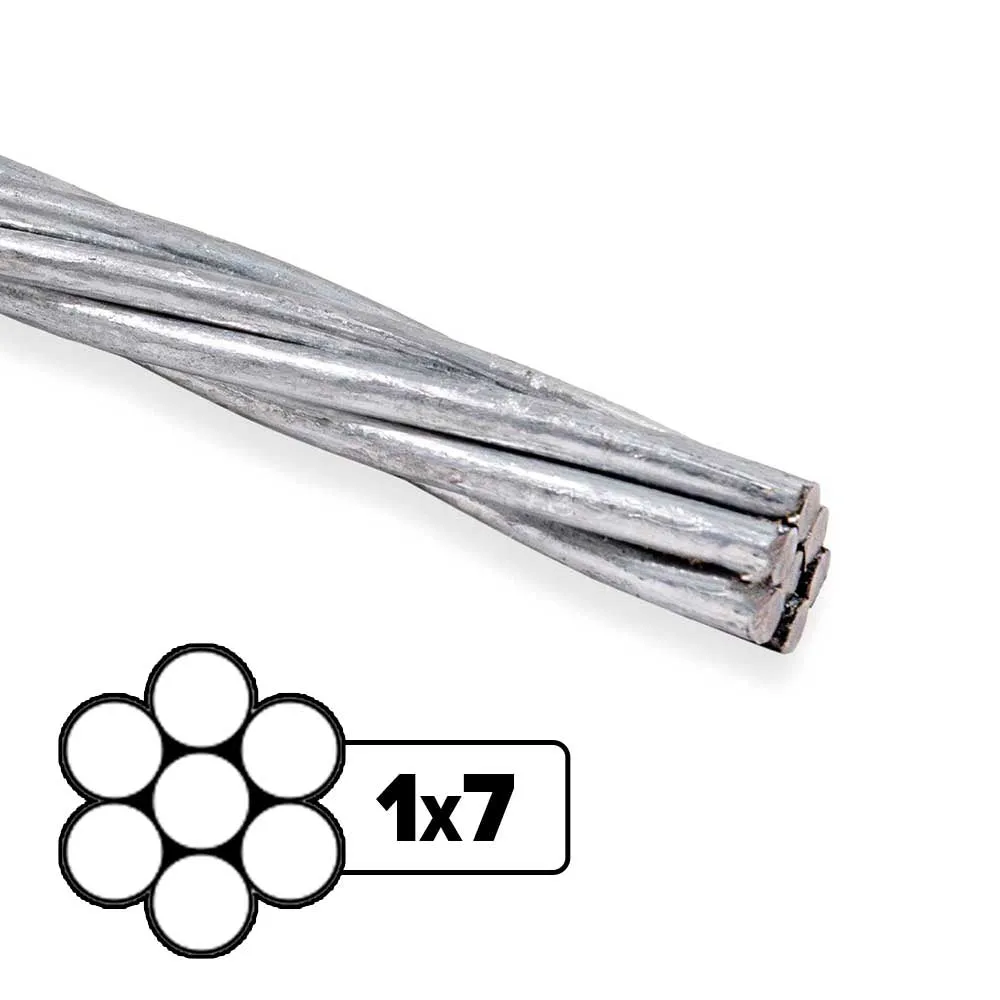 1/2" 1x7 EHS Galvanized Guy Wire | Linear Foot