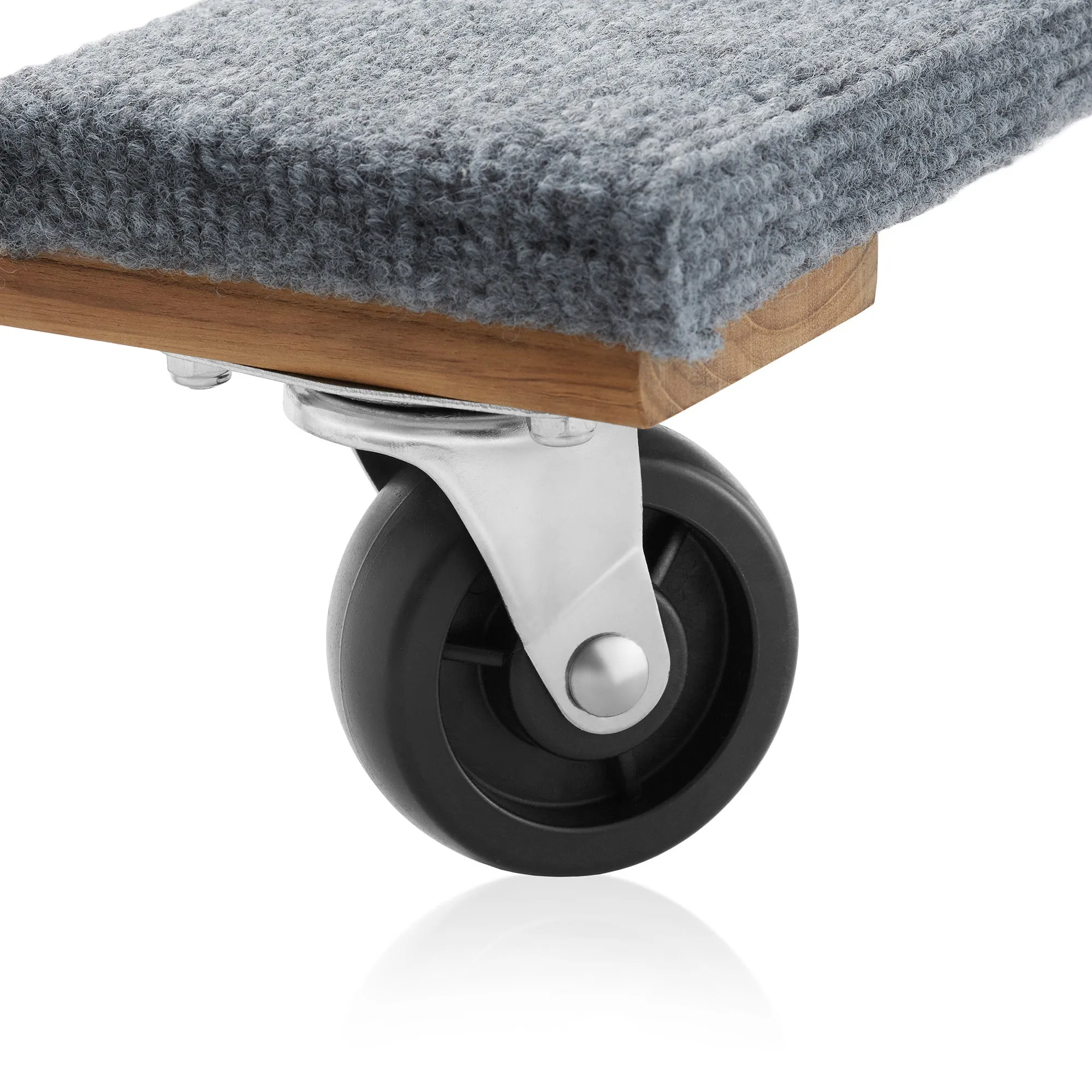 18" x 30" Furniture Moving Dolly, 2-Pack, Hardwood with Swivel Casters