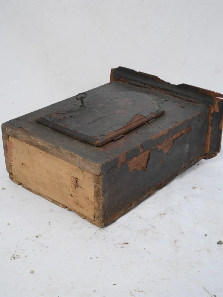 18th-century oratory cabinet from a chapel 22"