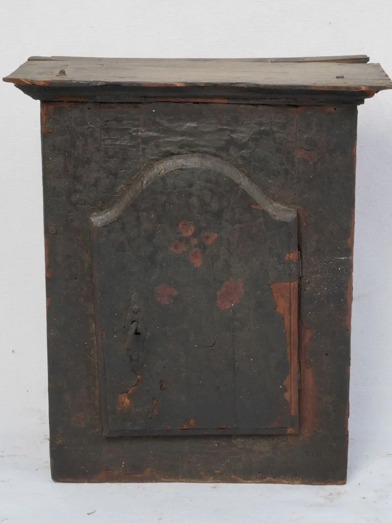 18th-century oratory cabinet from a chapel 22"