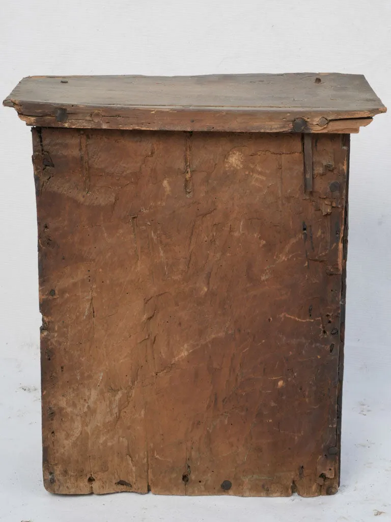 18th-century oratory cabinet from a chapel 22"