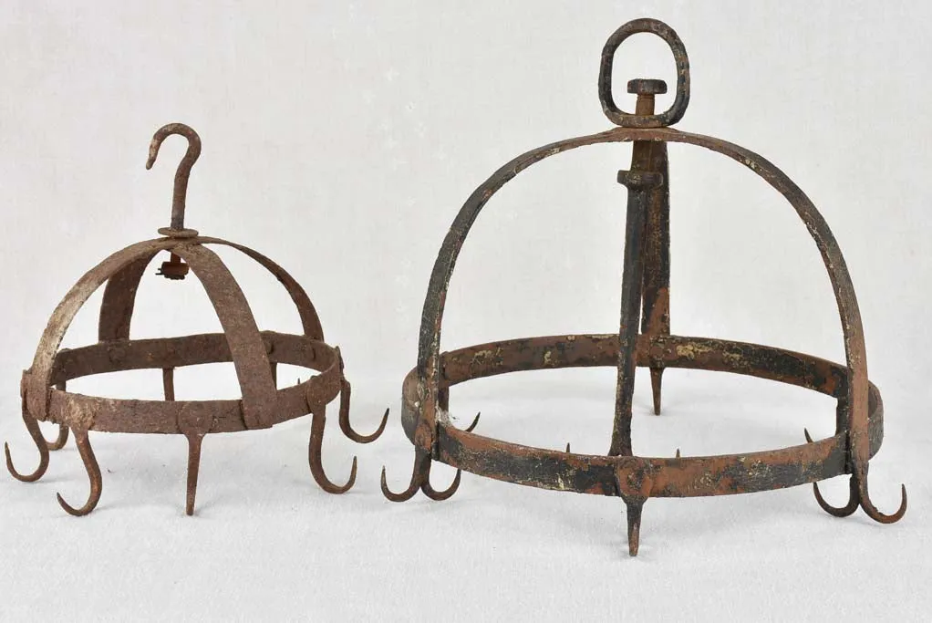 19th century charcuterie hooks - 10¼"