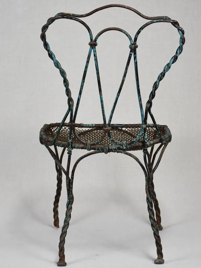 19th century French children's garden chair