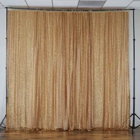 20ft x 10ft Grand Duchess Sequin Backdrop - Gold