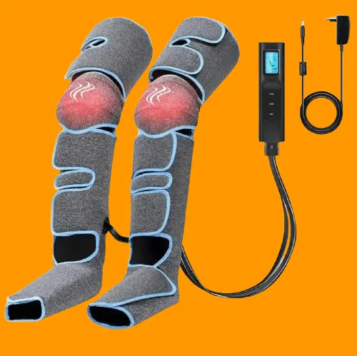 360° Foot and Leg Air Pressure Massager - Promotes Blood Circulation, Muscle Relaxation, and Lymphatic Drainage