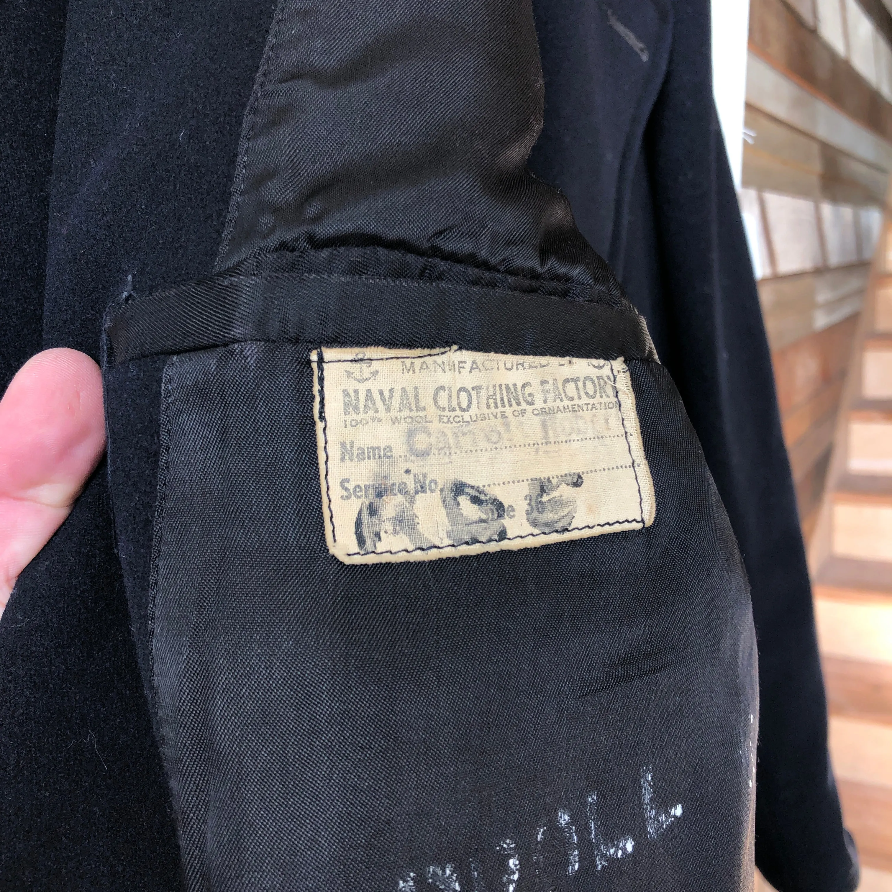 40's USN Peacoat - Small