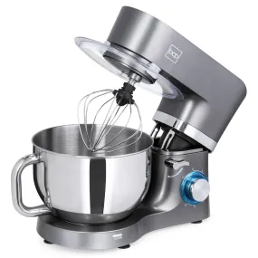 660W 6-Speed 6.3qt Stainless Steel Kitchen Stand Mixer w/ 3 Attachments