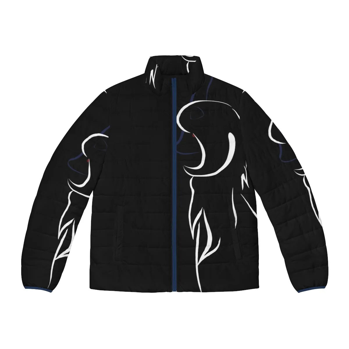 Absol Flow Puffer Jacket - Warm and Stylish Dark Type Pokémon Inspired Outerwear