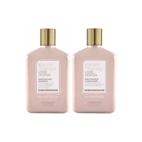 Alfaparf Milano Lisse Design Keratin Therapy Maintenance Shampoo & Conditioner Twin 2 x 250ml