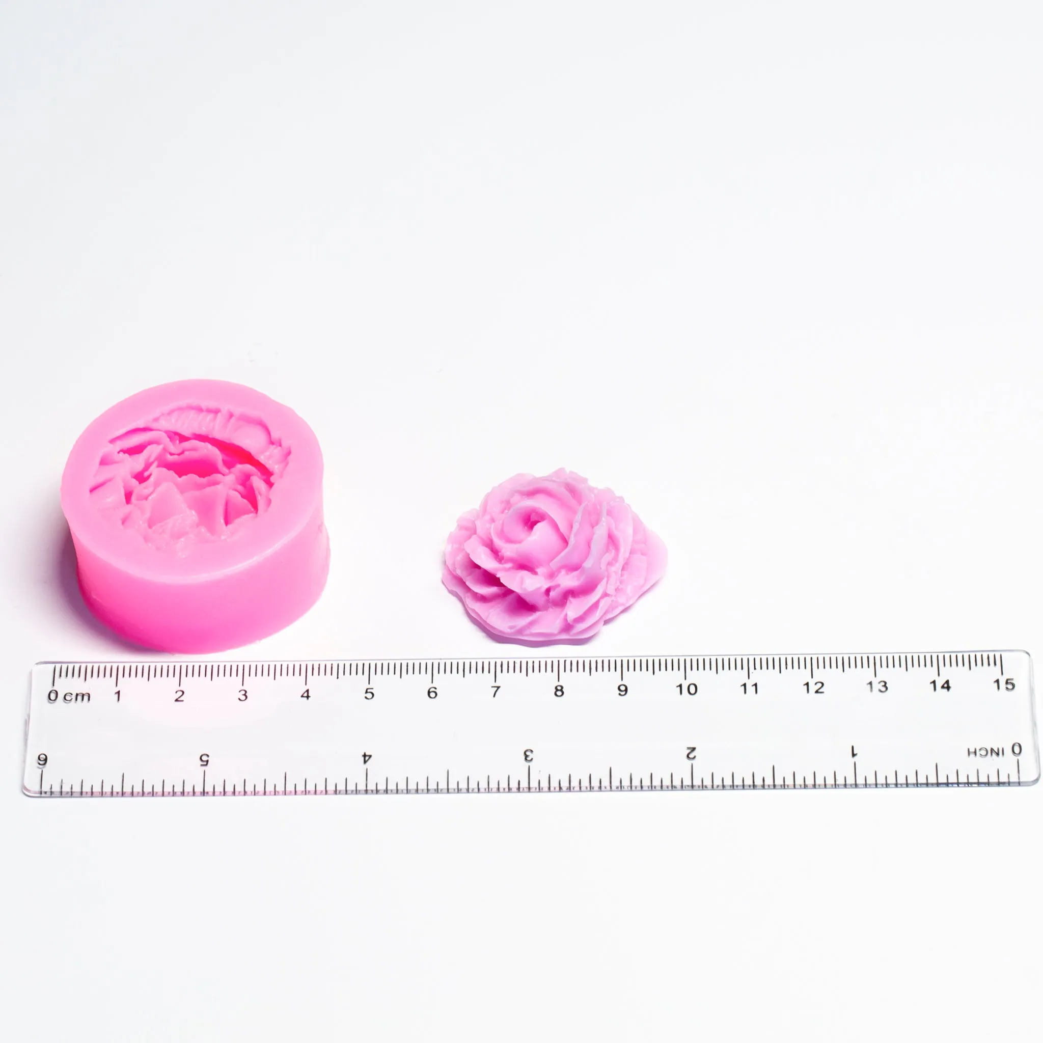 Antique Rose Small 3D Silicone Mold