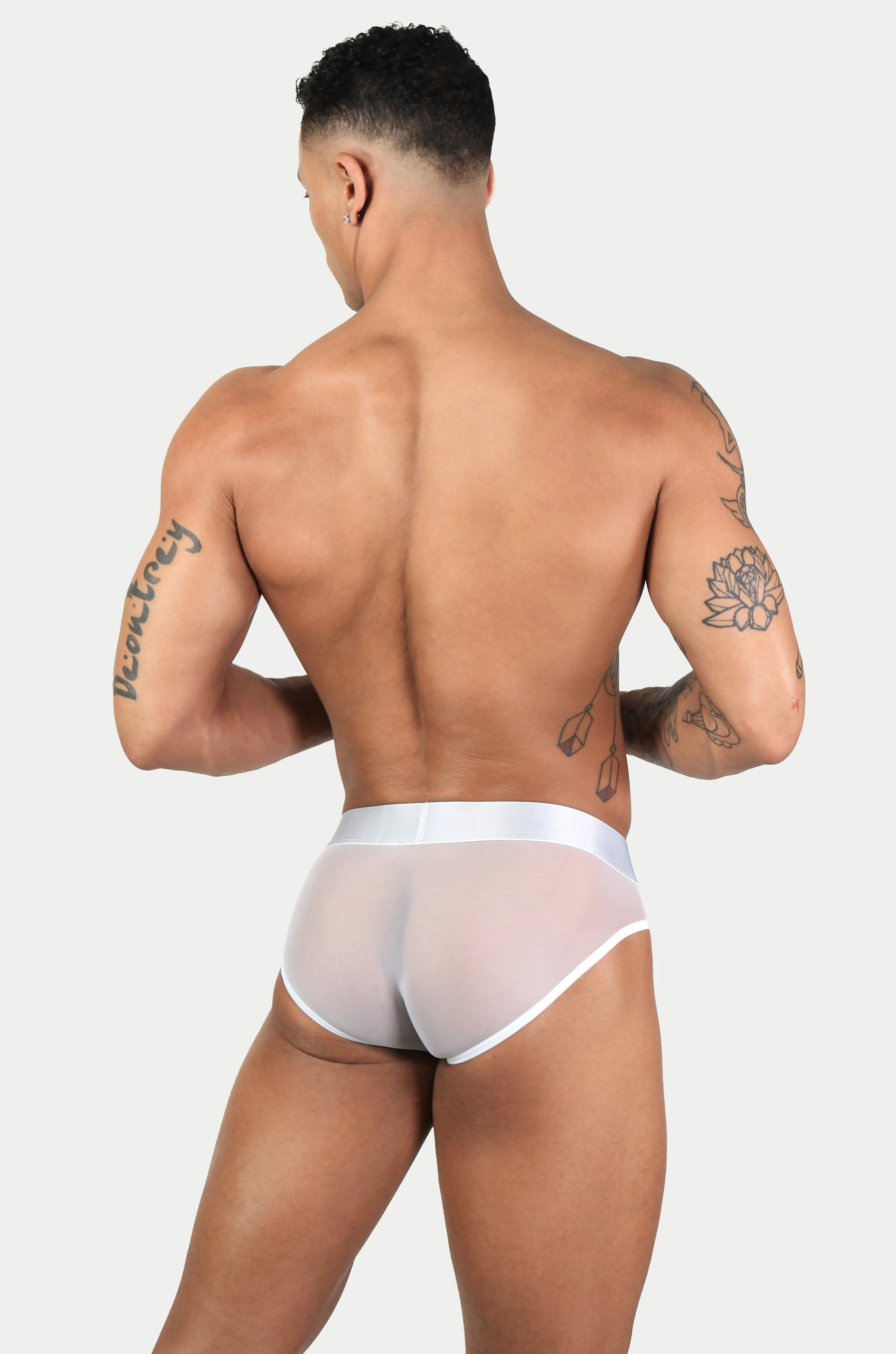 APOLLO Mesh Briefs - White