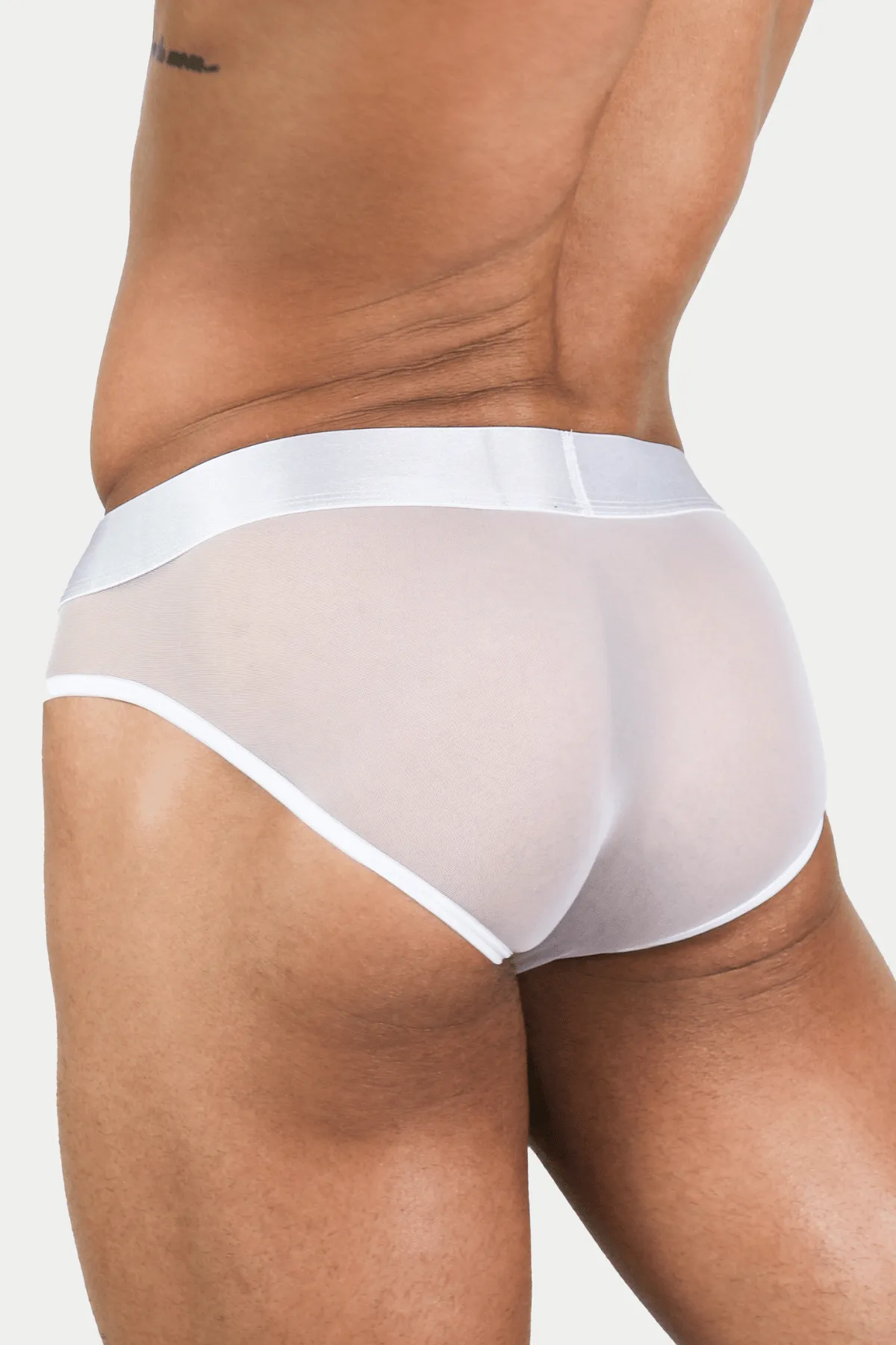 APOLLO Mesh Briefs - White