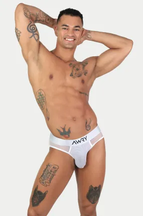 APOLLO Mesh Briefs - White