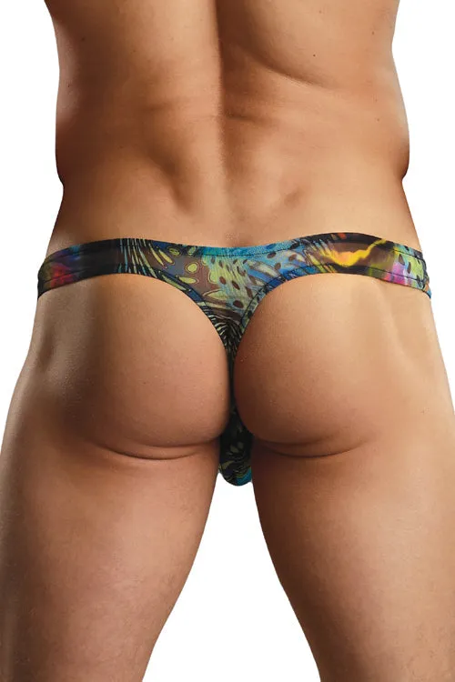 Aquarius Sheer Pouch Thong Underwear for Men - Limited Stock Clearance