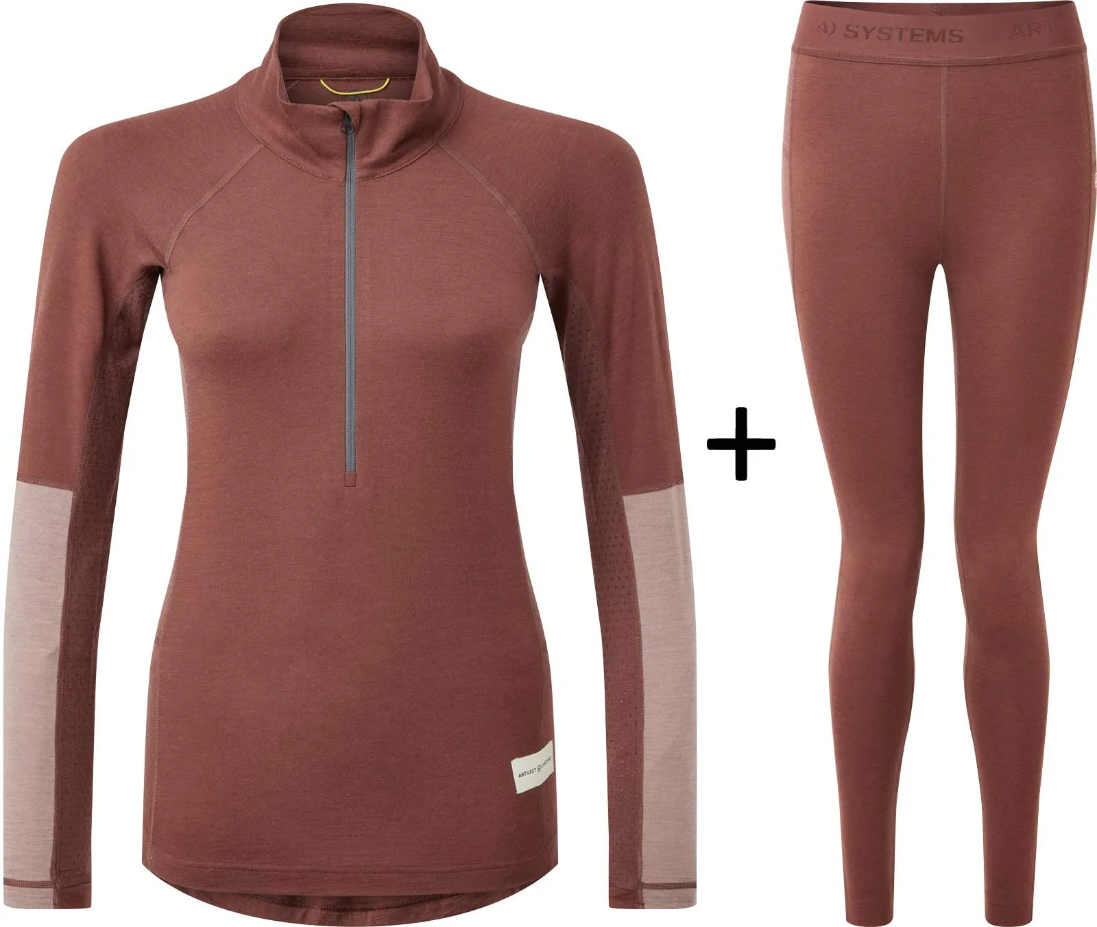 Artilect Women's Flatiron 185 Half Zip Base Layer COMBO