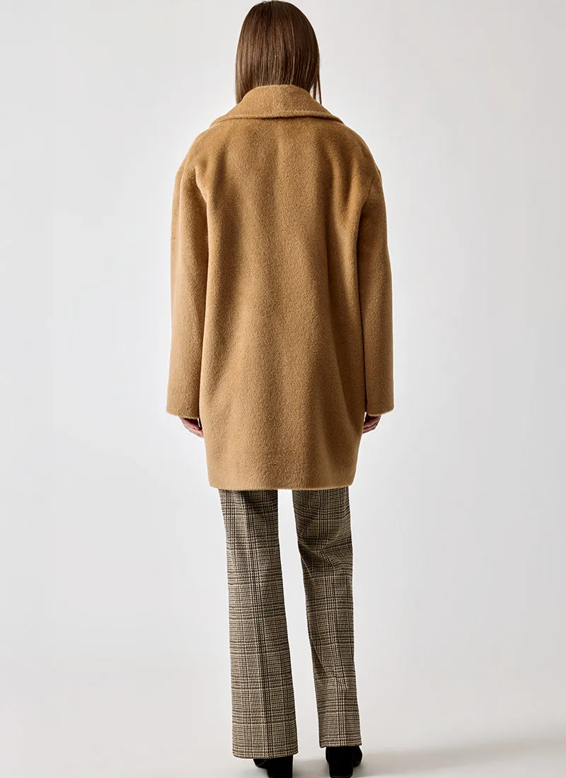 Astrid Camel Alpaca Coat