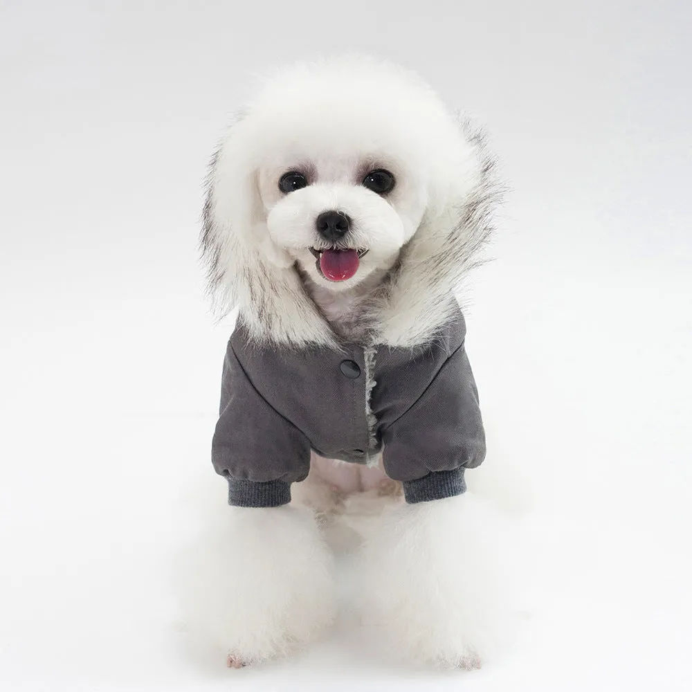 Autumn and winter dog cotton coat pet cotton vest