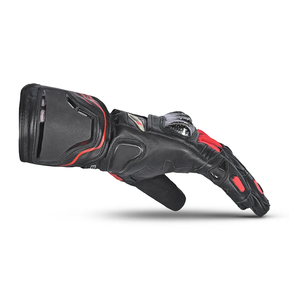 BELA Venom RS Motorcycle Racing Gloves Ladies Black Red