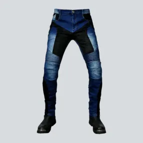 Biker slim jeans
 for men