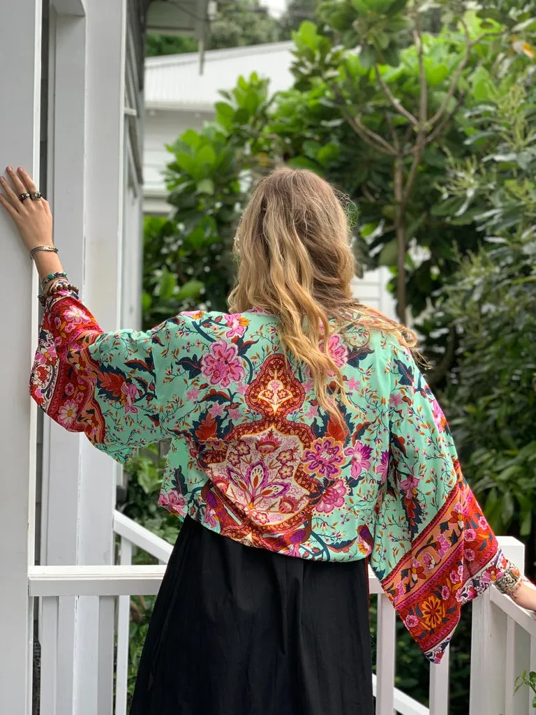 Boho Rhapsody Crop kimono - ARCHIVE SALE