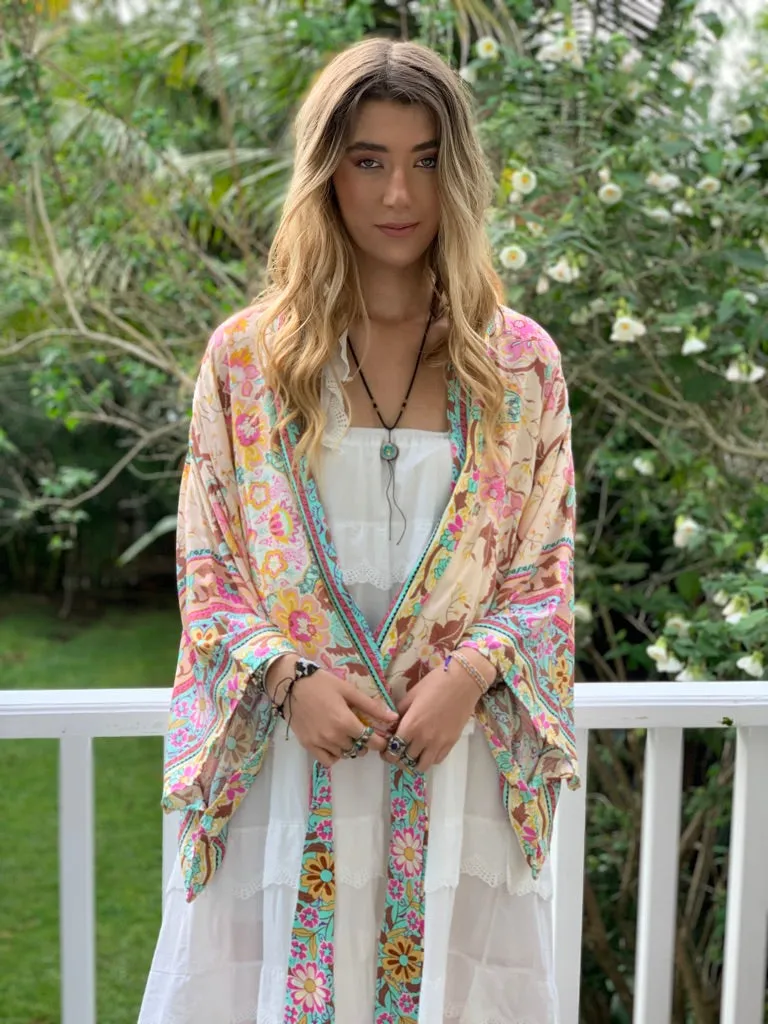 Boho Rhapsody Crop kimono - ARCHIVE SALE