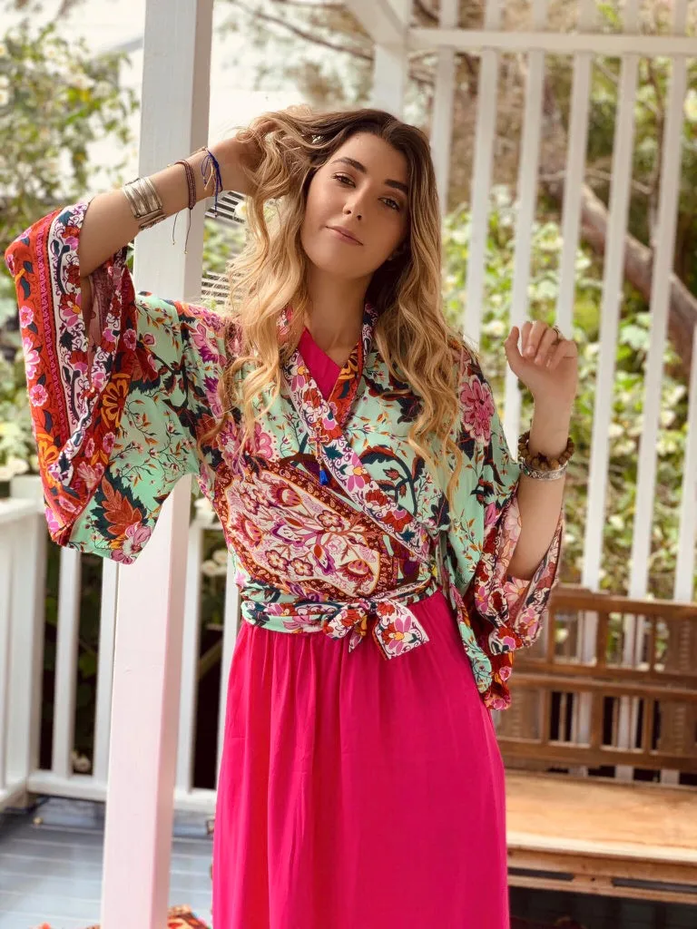 Boho Rhapsody Crop kimono - ARCHIVE SALE