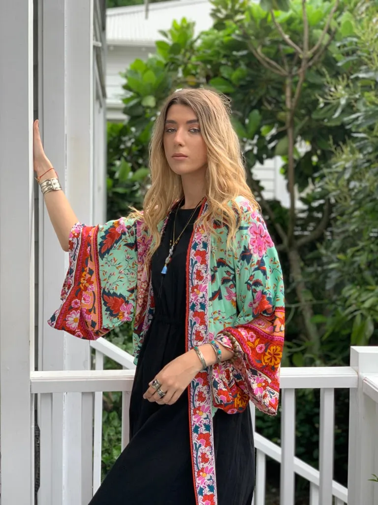 Boho Rhapsody Crop kimono - ARCHIVE SALE