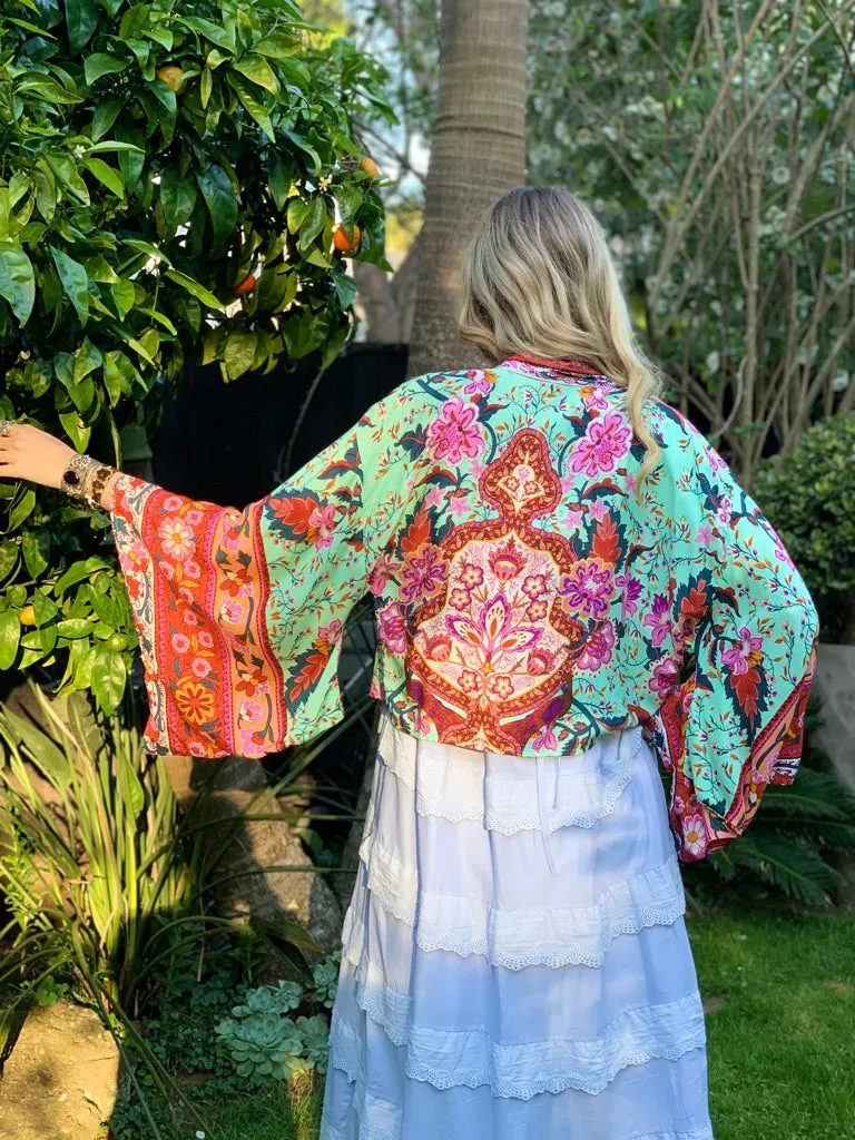 Boho Rhapsody Crop kimono - ARCHIVE SALE