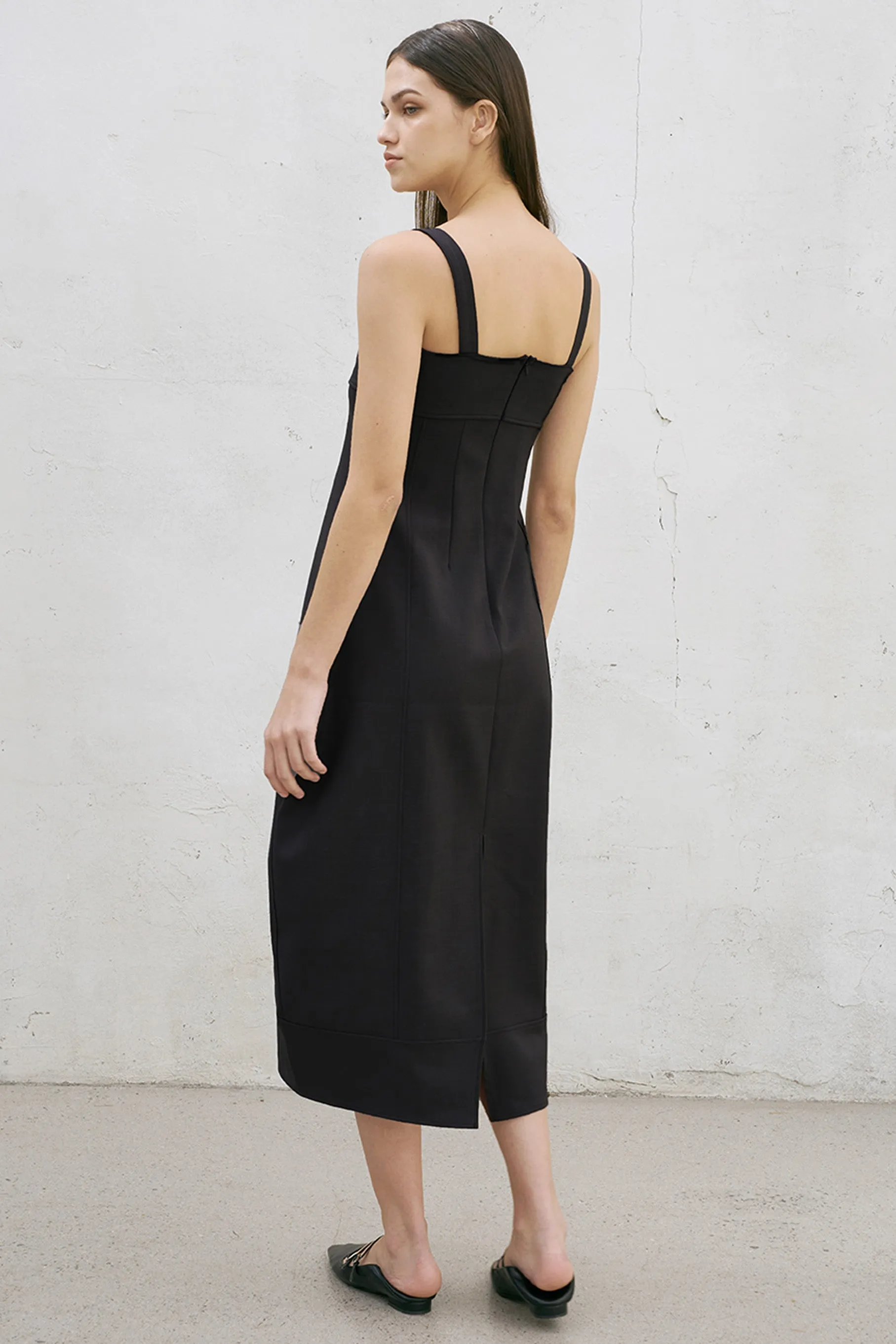 Bole Midi Dress, black