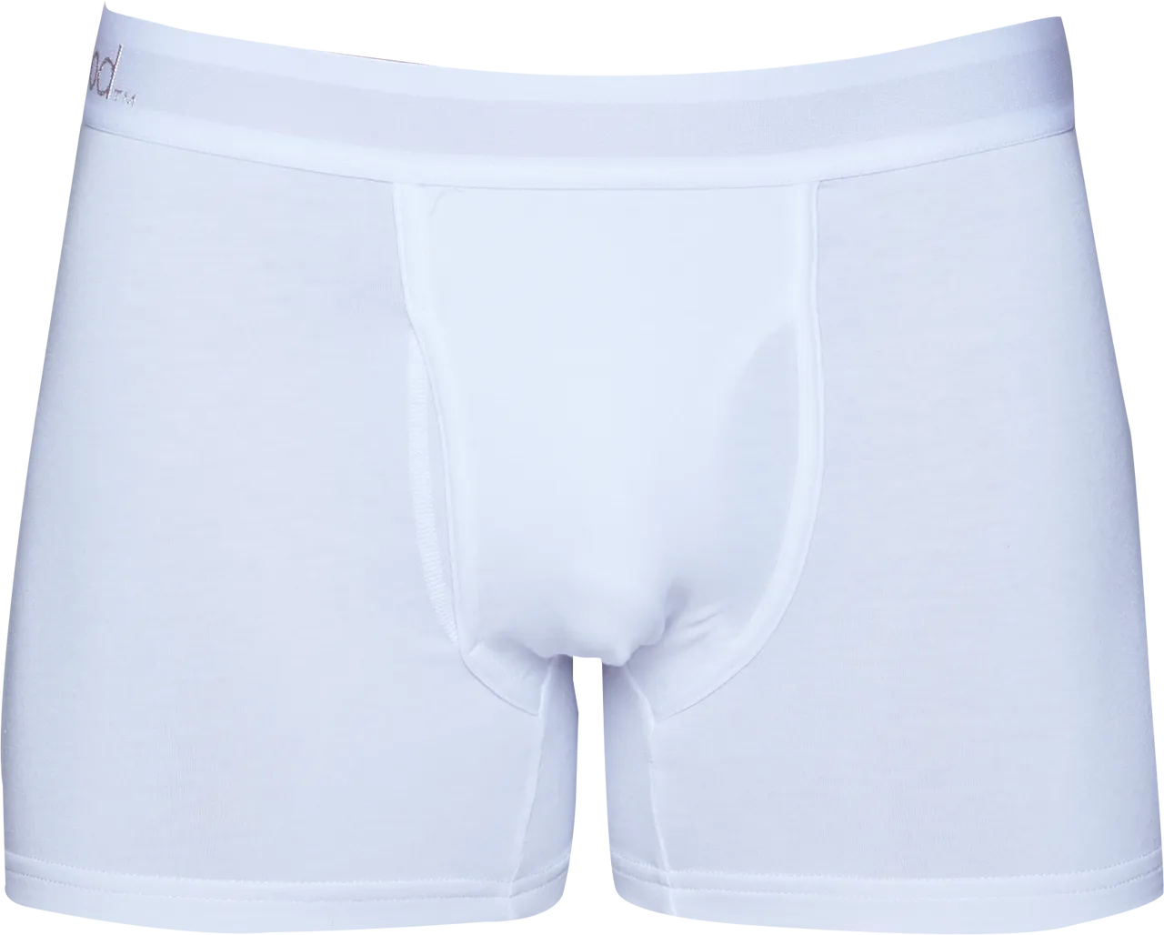 Boxer Brief w/ Fly in White by Wood Underwear