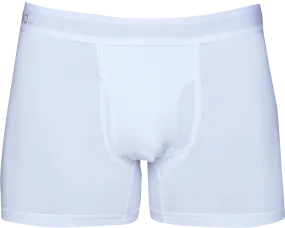 Boxer Brief w/ Fly in White by Wood Underwear