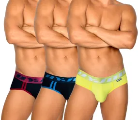 Boxer for men 3Pack Black, Blue, Yellow Byjou Underwear B3PMX002