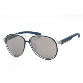 Calvin Klein Jeans Unisex Sunglasses - Navy Aviator Frame Grey Lens | CKJ805SAF 405