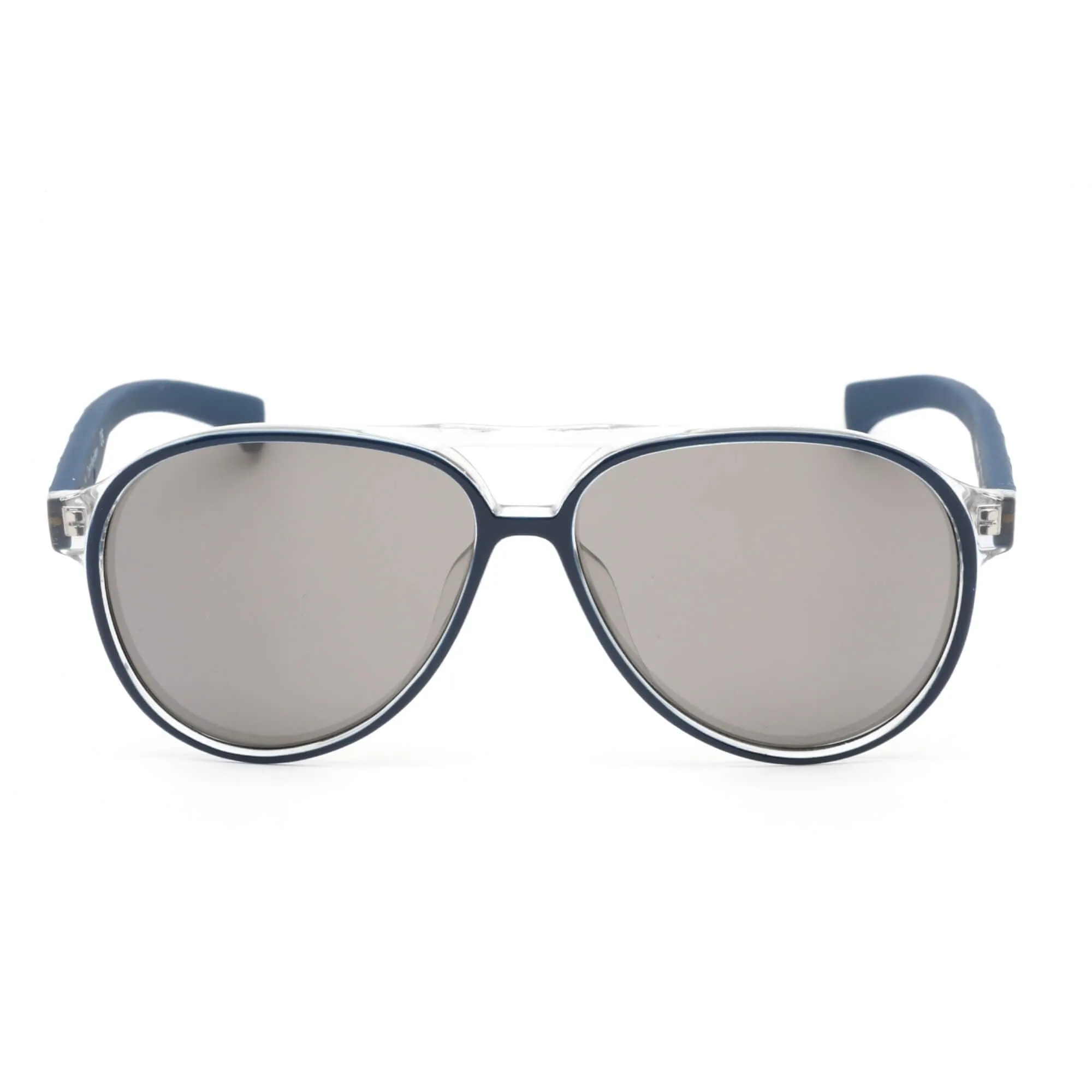 Calvin Klein Jeans Unisex Sunglasses - Navy Aviator Frame Grey Lens | CKJ805SAF 405