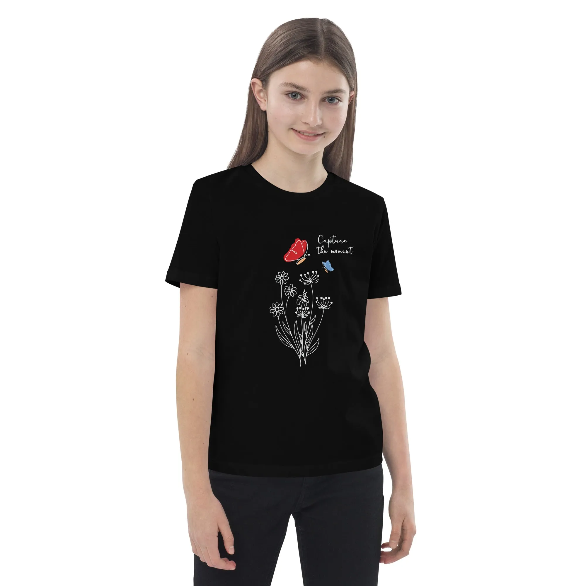 Capture the moment butterfly - Organic cotton kids t-shirt