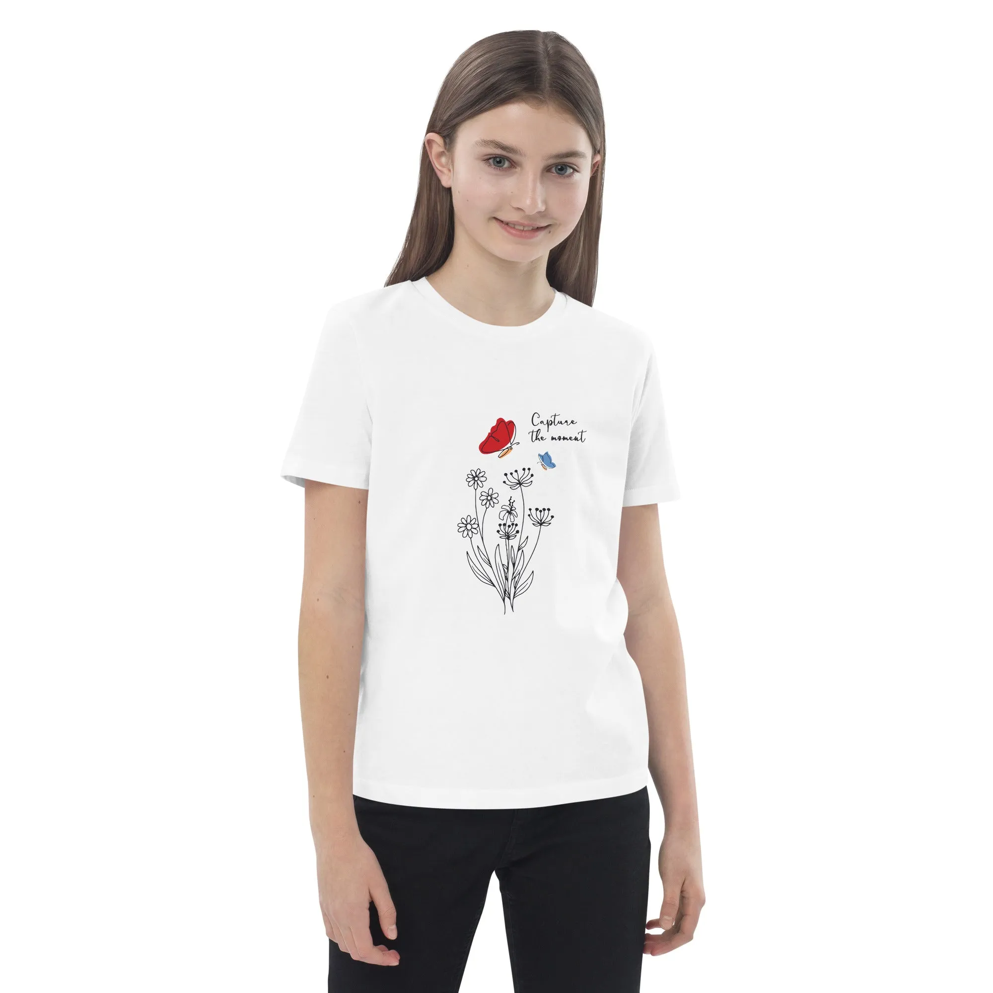 Capture the moment butterfly - Organic cotton kids t-shirt