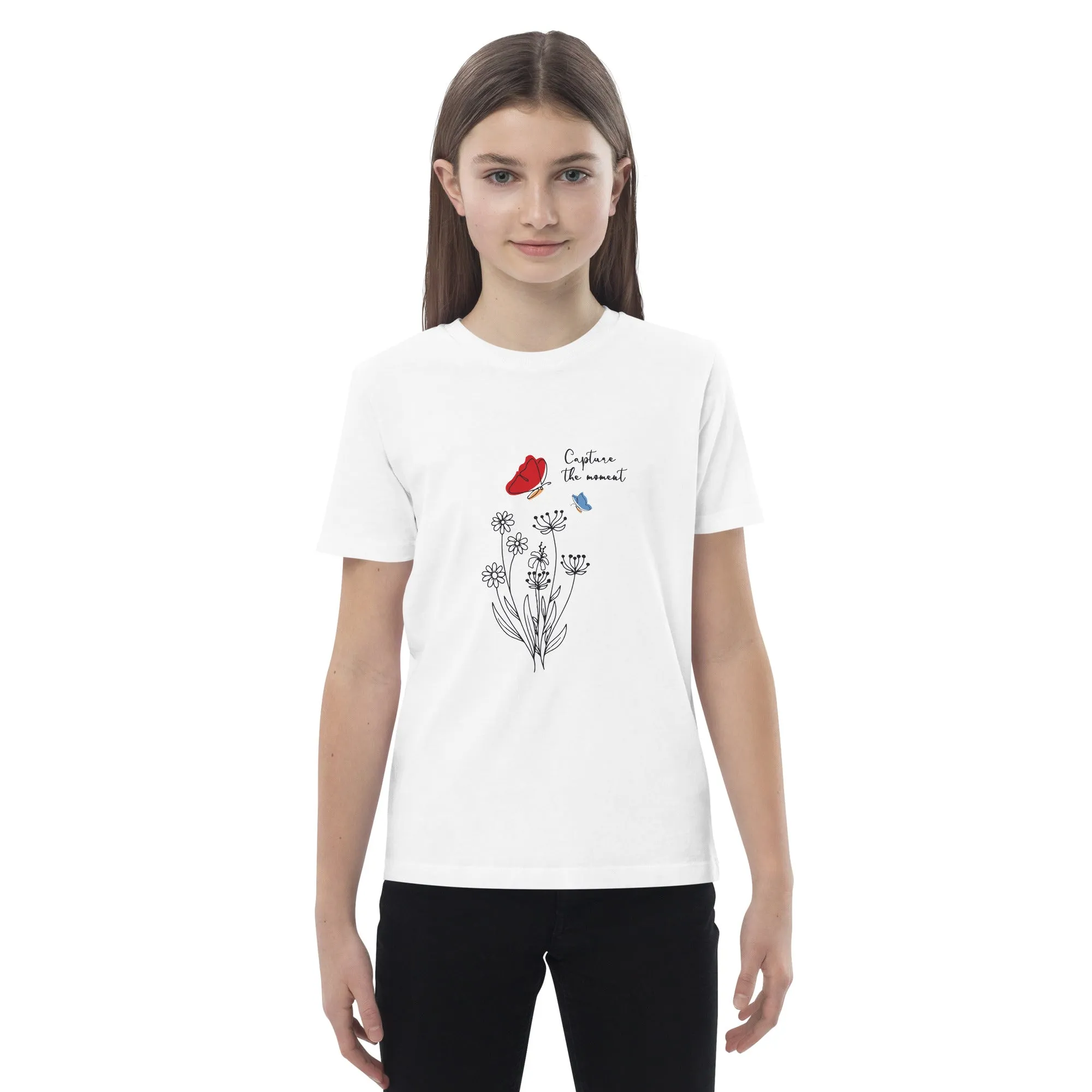 Capture the moment butterfly - Organic cotton kids t-shirt