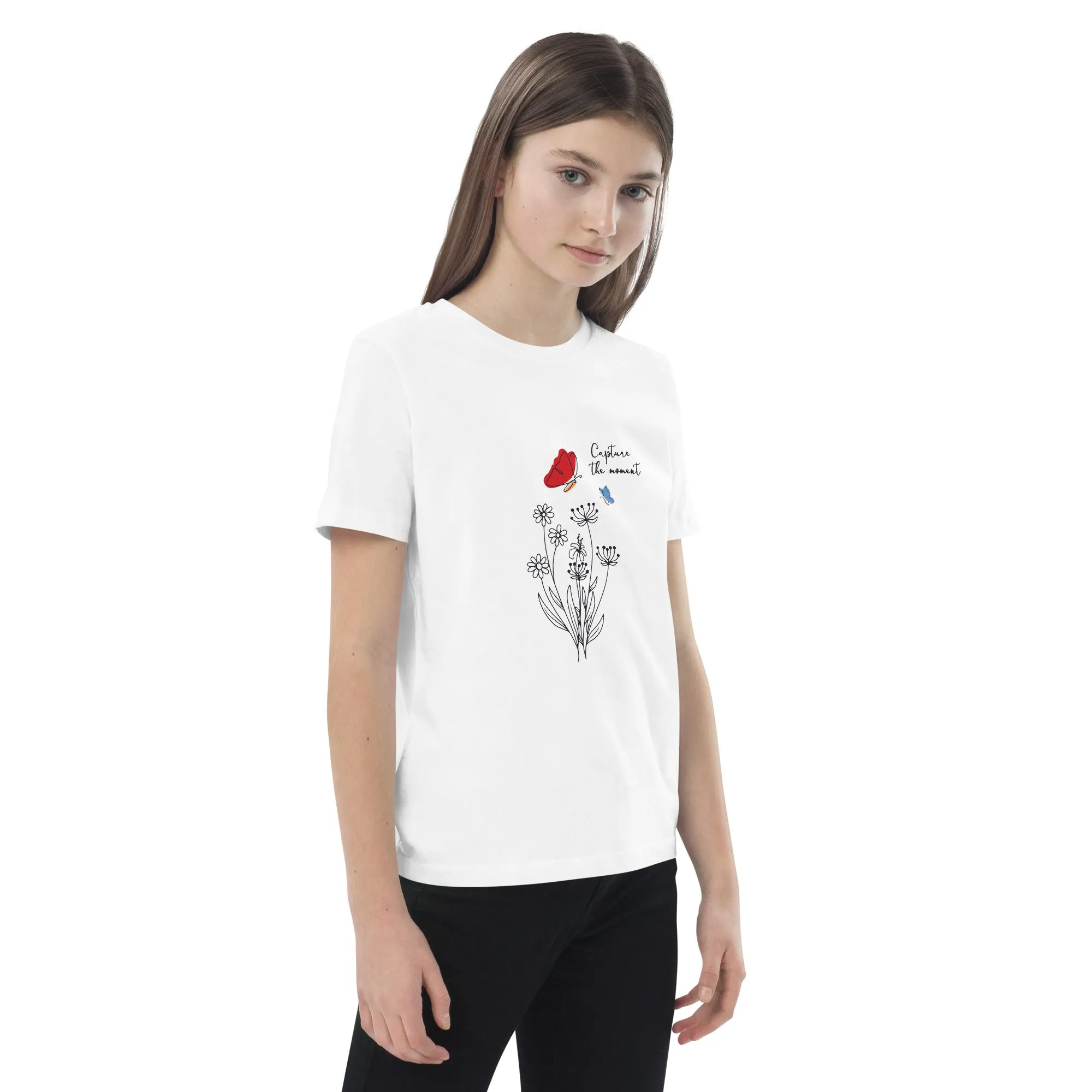 Capture the moment butterfly - Organic cotton kids t-shirt