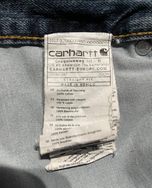 Carhartt  Denim Jeans    #W148