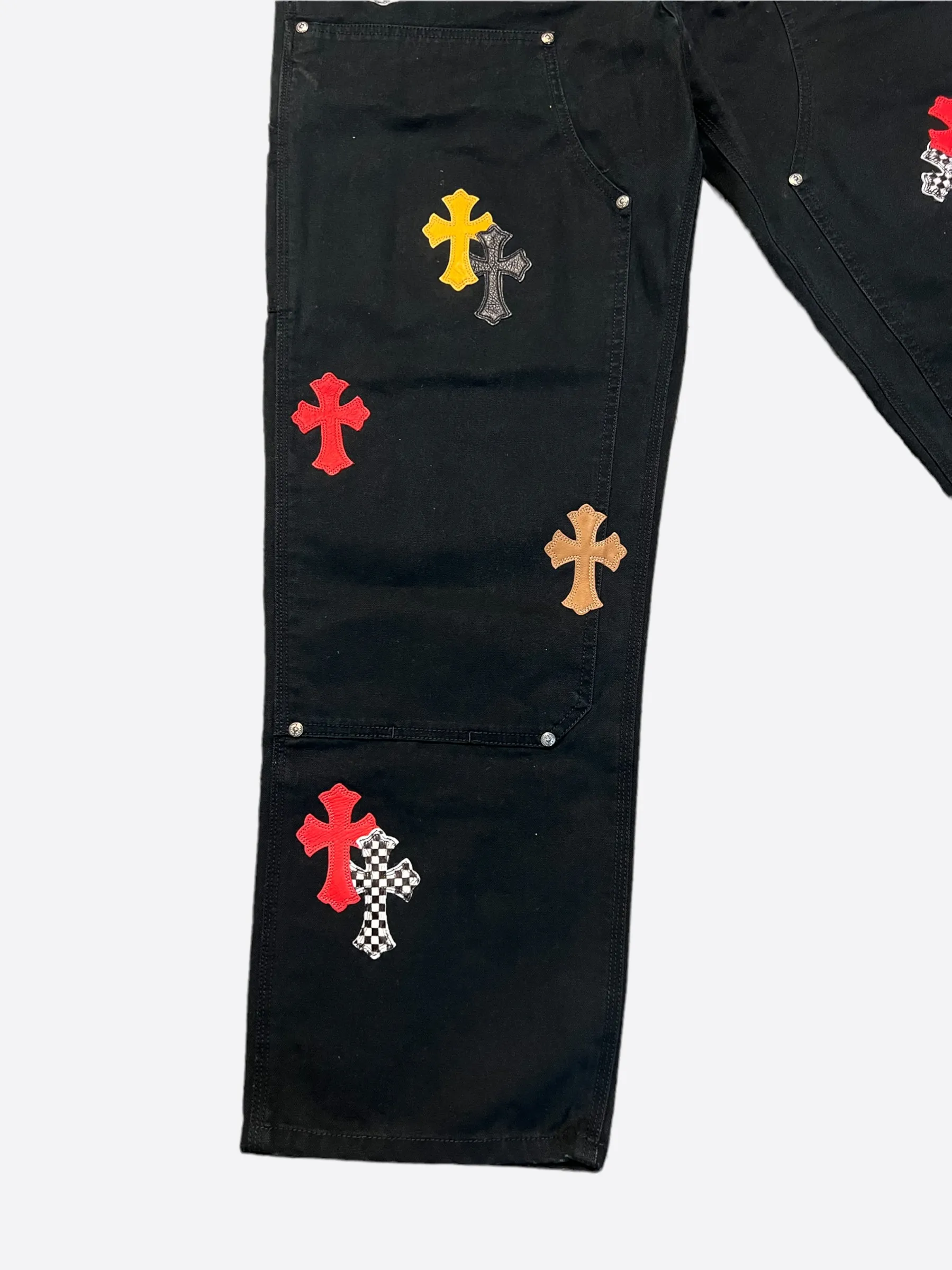 Chrome Hearts 1/1 Carpenter Multicolor Patch Jeans