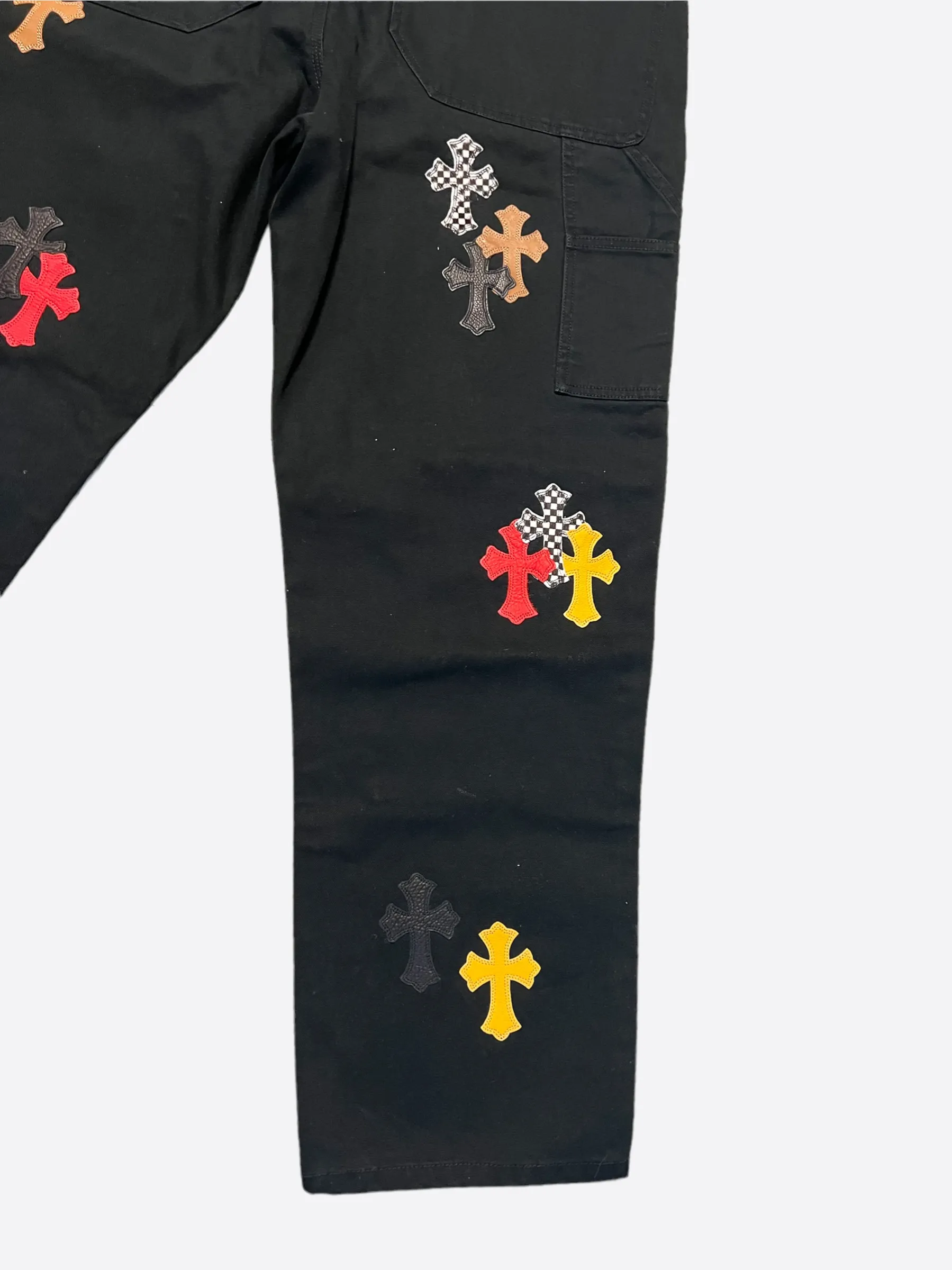 Chrome Hearts 1/1 Carpenter Multicolor Patch Jeans