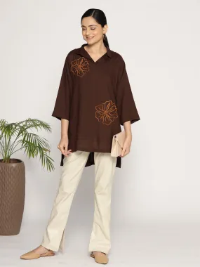 Coffee Rayon ShirtTop - Lueur