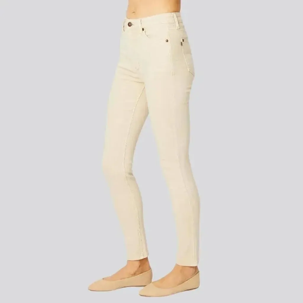 Color skinny jeans
 for women