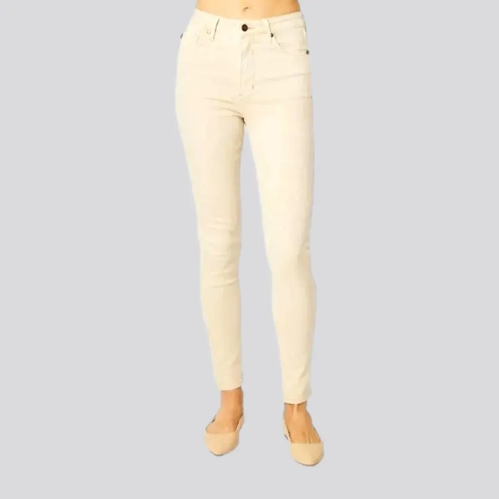 Color skinny jeans
 for women