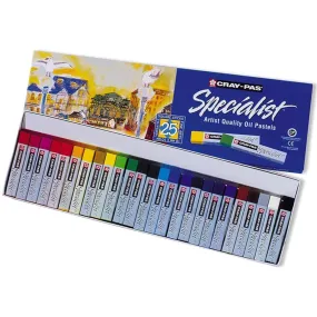 Cray Pas Specialist Oil Pastel Sets 25 Color Set