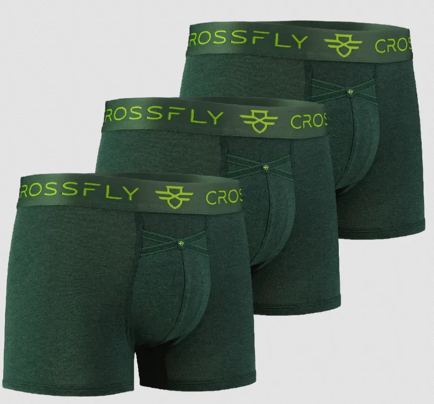 Crossfly Men's Ikon 3" Trunk Boxers TRIPLE PACK {CF-IKON3-TRIPLE}