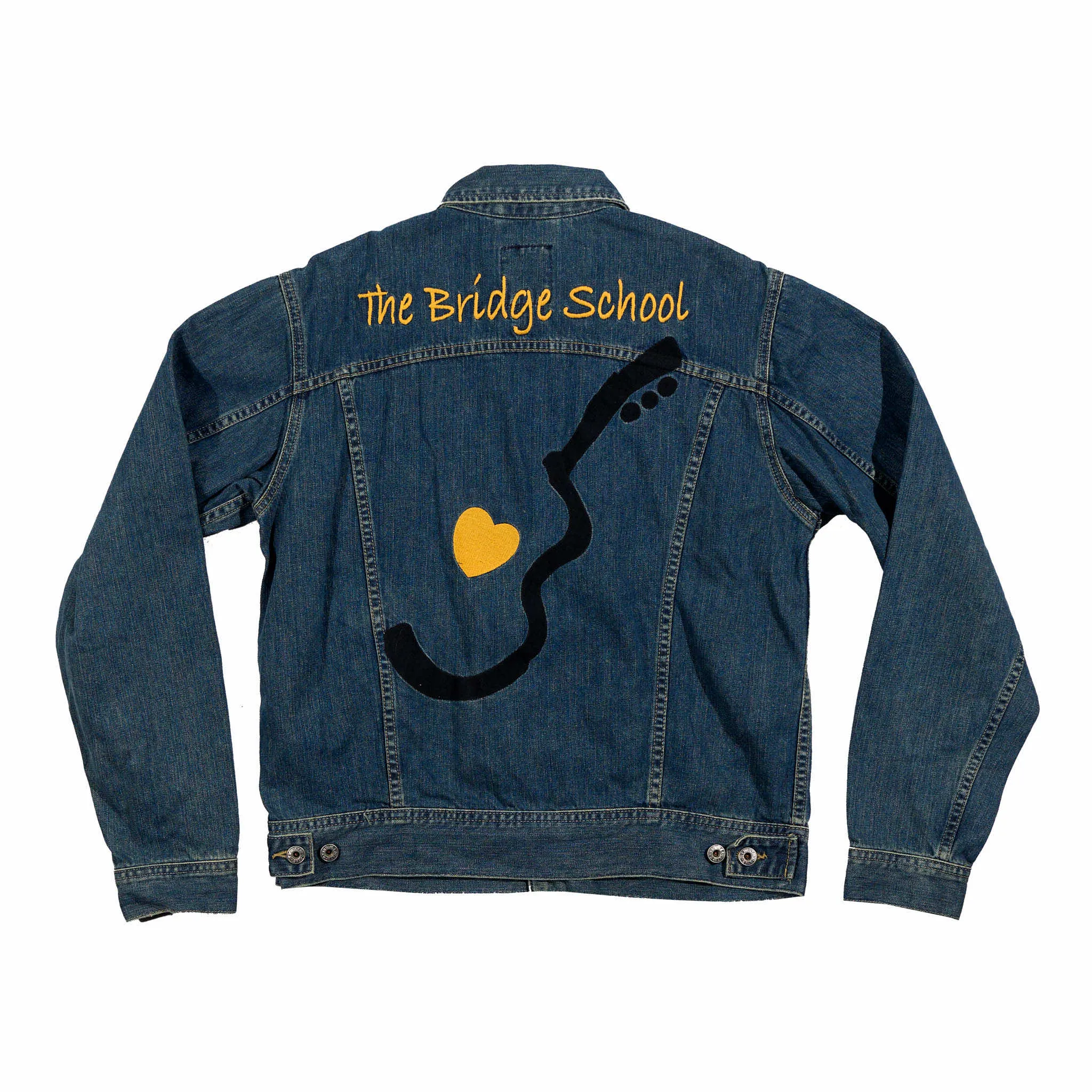 Customized Bridge School Benefit Lucky Denim Trucker Jacket