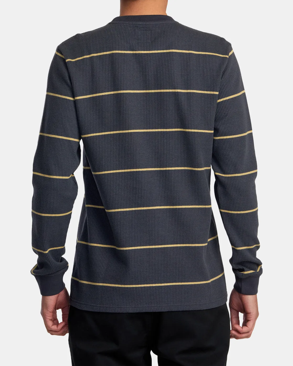 Day Shift Thermal Stripe Long Sleeve - Garage Blue