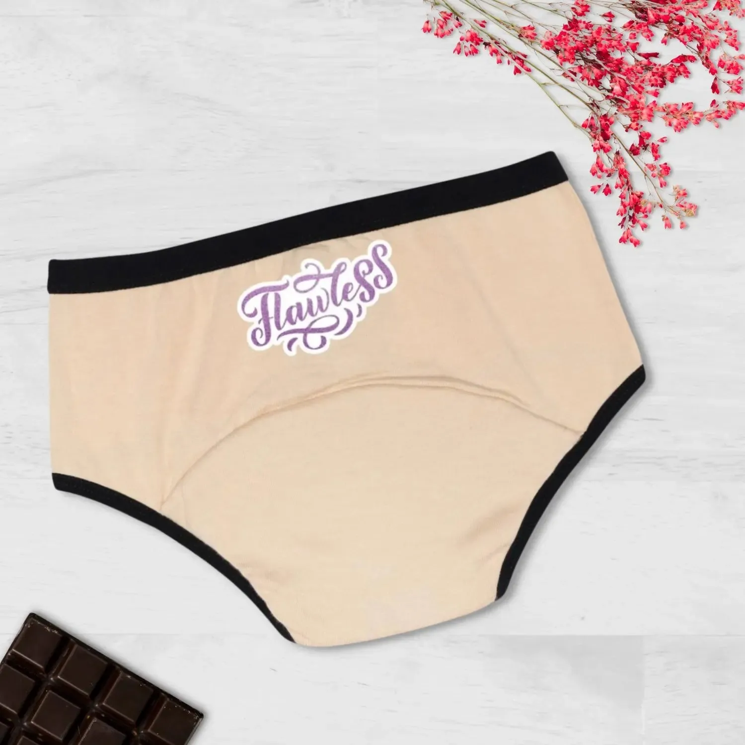 D'chica Flawless Print Eco-Friendly Period Panties - Anti-Microbial Lining, No Pad Required