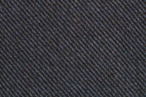 Denim Blues & Black Soft Twill Wool Coating